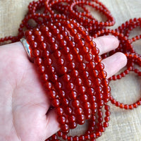 Carnelian Beaded Bracelet