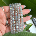 Labradorite Crystal Beaded Bracelet
