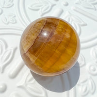 Yellow Fluorite Sphere