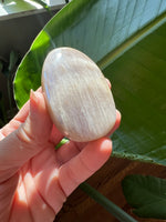 White Moonstone Palm Stone 1 stone
