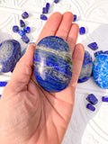 Lapis Lazuli Palm Stone - 1 Stone