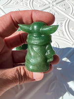 Green Aventurine Yoda Figurine