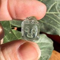 Clear Quartz Mini Buddha Head
